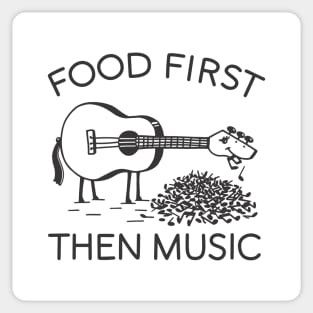 FOOD FIRST Sticker